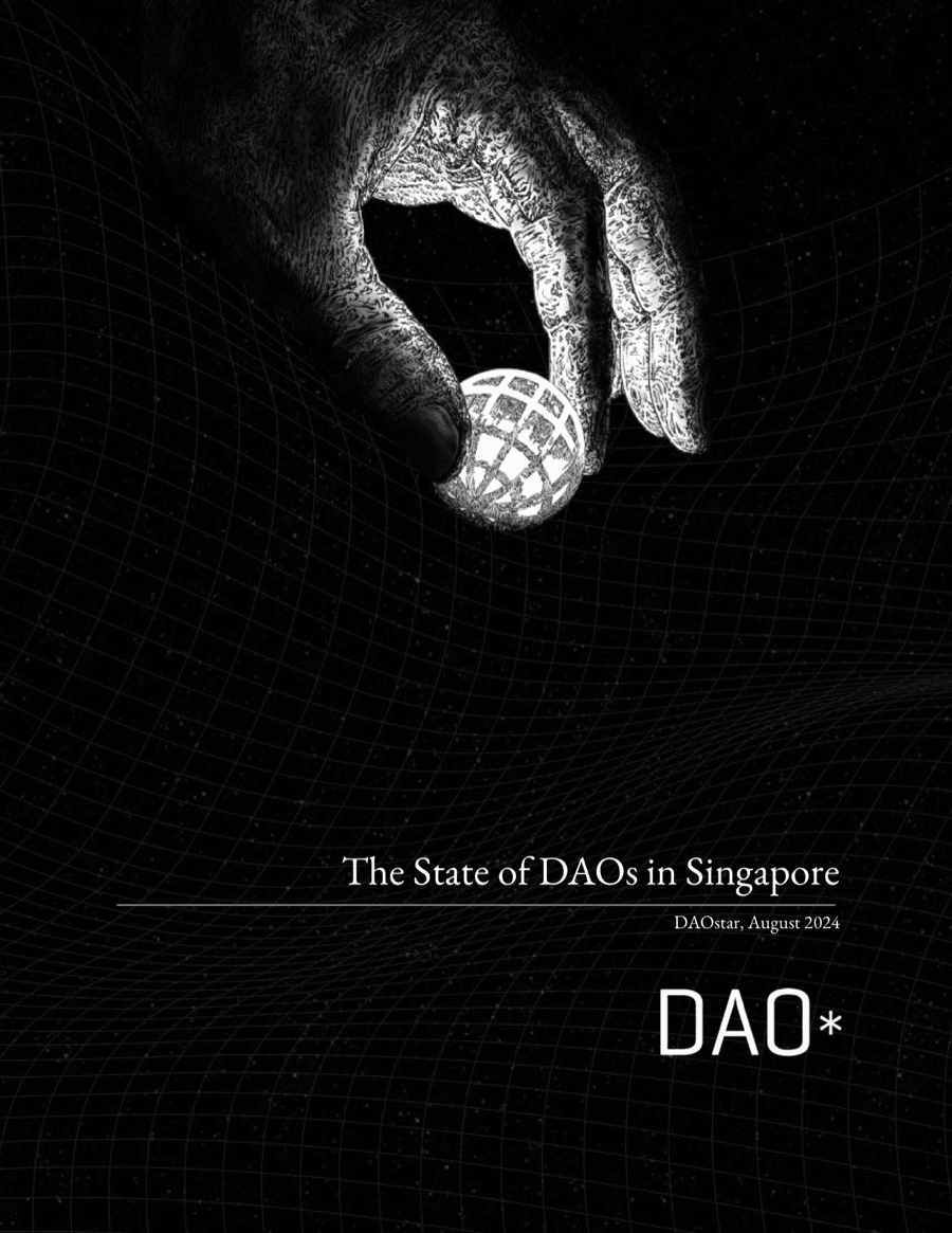 First page of the State of DAOs in Singapore report
